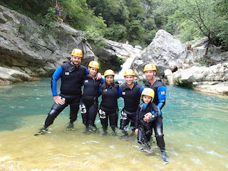 Canyon des Gorges du loup à Nice 06.