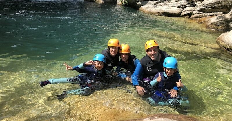 aqua trekking in the gorges du loup