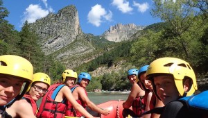 Descente en rafting découverte dans les Gorges du Verdon.