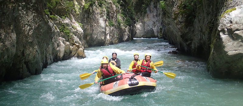 Descente de rafting de la Vésubie dans les Alpes Maritimes 06 Nice.