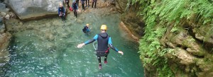 Canyoning à Barbaira proche de Nice 06 dans la vallée de la Roya.