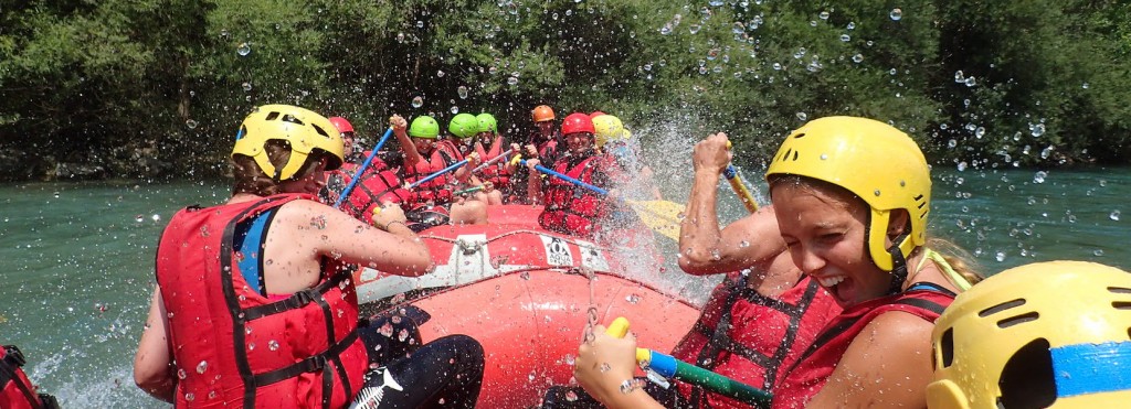 Rafting dans les Gorges du Verdon.