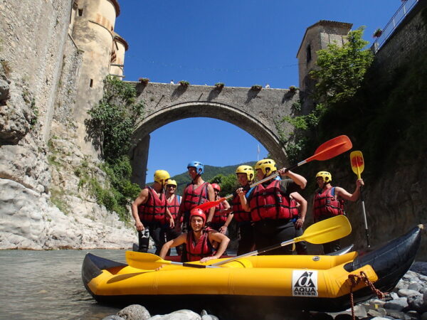 Descente en kayak du Var à Entrevaux
