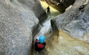 Descente du canyon de Cramassouri dans la vallée de la Tinée.