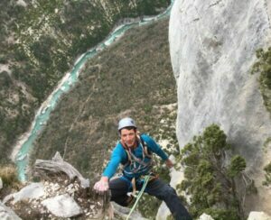Verdon en escalade avec Les Pirogues robin zavala